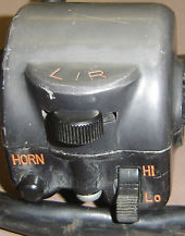 Honda 750 handlebar switch left clutch side K3-K4 35250-341-678